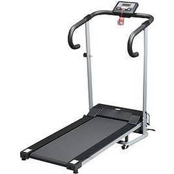 Homcom Electric Treadmill Home Running Machine 500W 28Kg-Black/Grey