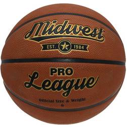 Midwest basketball Pro League rubber/polyester orange size 7