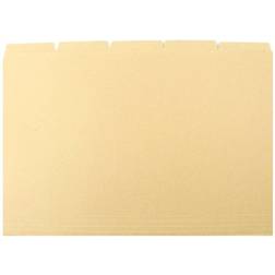 Q-CONNECT Kraft Tabbed Folder 170gsm 356x240mm Buff Pk