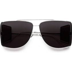 Retrosuperfuture Autore 2Tone Red BS5 Sunglasses - Silver