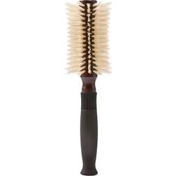 Christophe Robin Pre-Curved Blowdry Hairbrush with Natural Boar-Bristle and Wood - 12 Rows