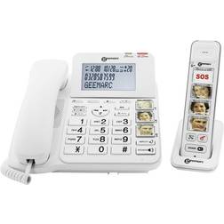 Geemarc AMPLIDECT COMBI-PHOTO 295 Corded Big Button Answerphone, Camera button Backlit White