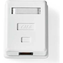 Nedis Utanpåliggande nätverksuttag 1-port CAT6