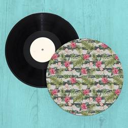 Tropical Stripes Turntable Slip Mat