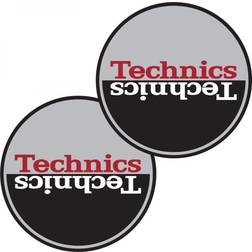 Technics Slipmat Moon 3 Silver Red Black Mirror