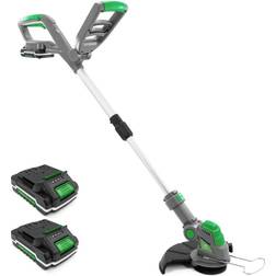 Gracious Gardens Cordless Grass Strimmer 18V Bundle