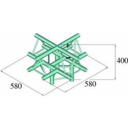 AluTruss DECOLOCK DQ3-PAC52 5-Way Corner /\\