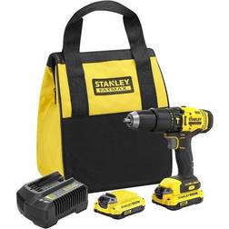 Stanley Slagskruetrækker bor SFMCD711C2S-QW; 18 V; 2x1,5 Ah batt