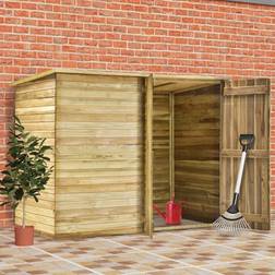 vidaXL Garden Shed House Impregnated Pinewood (Superficie edificio )
