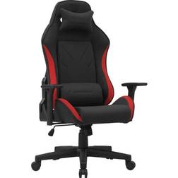 Žaidimų kėdė Sense7 Netrunner fabric Gaming Chair, Juoda-raudona