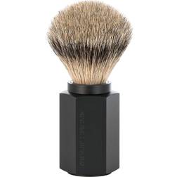 Mühle Hexagon Silvertip Shaving Brush Anodised Aluminum Graphite