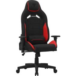 Gaming chair Sense7 Vanguard fabric Gaming Chair, Black-red