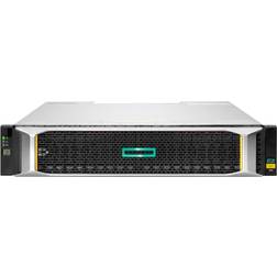 HP E Modular Smart Array 2062 10GbE iSCSI SFF Storage Hårddiskarray 3.84 TB 24 fack (SAS-3) SSD 1.92 TB x 2 iSCSI (10 GbE) (extern) kan monteras i rack 2U