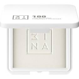 3ina The Setting Compact Powder Genomskinligt kompaktpuder Skugga 100 11,5 g