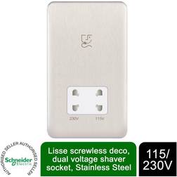 Schneider Electric Lisse Shaver Socket Dual Voltage