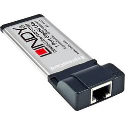 Lindy Gigabit Ethernet Card 1000Base-T Plug-in Card ExpressCard