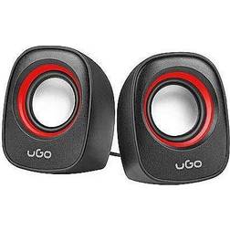 uGo Computer Speakers 2.0 Tamu S100 red