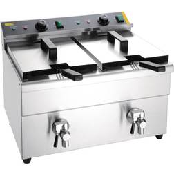 Buffalo Friteuse Induction Double 2x3kW