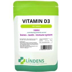 Lindens + Nutrition Vitamin D3 25mcg 1000IU 120 pcs