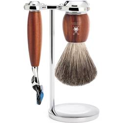 Mühle Shaving Barbersæt med tre dele, Vivo, Blommetræ