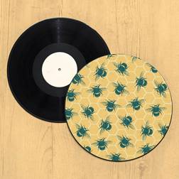 Bumble Bee Hive Record Player Slip Mat