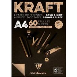 Clairefontaine Kraftig blok A4 Brown/Black