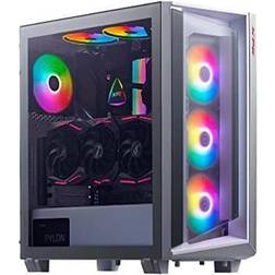 XPG cruiser mid-tower aluminum tempered glass