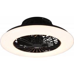 Trio Lighting Stralsund LED ceiling 60 cm, Hvid, Sort