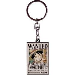 ONE PIECE Keychain 'Wanted Luffy'