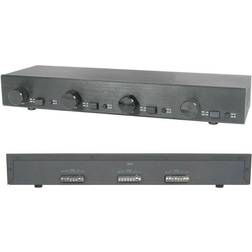 Loops 2 Input 4 Output Stereo Speaker Matrix Switch Splitter Multi Room Volume Control