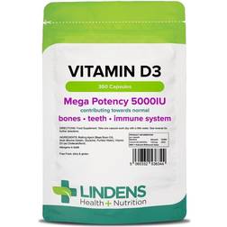 Lindens + Nutrition Vitamin D3 5000IU 360