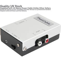 Loops Pre Amplifier for Turntables Phono/RCA Stereo Preamp Line Level Volume Booster