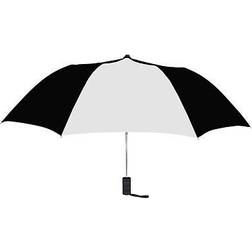 Natico Originals Spectrum Auto Open Umbrella, Black/White Quill White