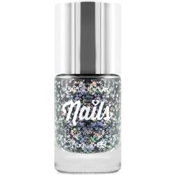 BeautyUK Glitter Nail Polish Midnight Sky