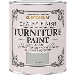 Rust-Oleum Chalky Chalk Wood Paint Green 0.75L