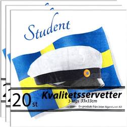 Inter Agenturer AB Studenter-servietter 20-pakke