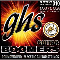 GHS DB-GBL Jeu de cordes guitare électrique Double boule Light 10-46