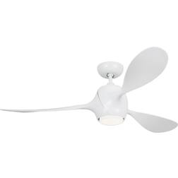 CasaFan Ventilateur De Plafond Eco Fiore Moderne LED Blanc