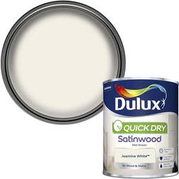 Dulux Quick Drying Satinwood 750ml Jasmine White 0.75L