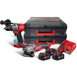 Milwaukee M18 ONEPP2C2-503X Verktygspaket 18V (3x5,0ah)