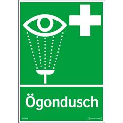 Systemtext Skylt Ögondusch 210x297mm