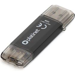Platinet Pendrive C-Depo USB-C 3.0 nøgle (32GB) Sort