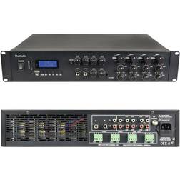 Loops 1600W Stereo Bluetooth Amplifier 8x 200W Channel Multi Zone HiFi Matrix Mixer