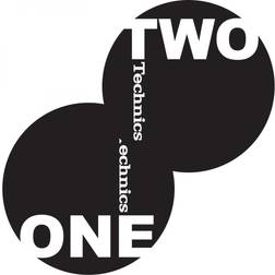 Technics Slipmat One-Two Black White Mixed-Set