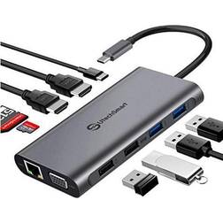 USB C Hub, UtechSmart Triple C