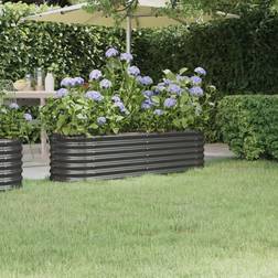 vidaXL Garden Planter Powder-coated