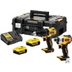 Dewalt DCK2062P2T-GB Brushless 18v XR Combi Drill & Impact Driver Twin Kit Inc 2x 5.0Ah Batts