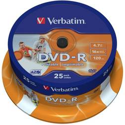 Verbatim DVD-R 16x 25-Pack