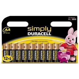 Duracell Premiumbatterier 1.5V 12-pack