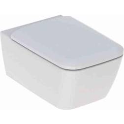 Geberit Icon Square Wc Sospeso Con Fissaggio Nascosto Rimfree Bianco 500.807.00.1